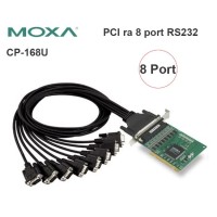 MOXA CP-168U 8 PORT RS232 UNIVERSAL PCI SERIAL ONBOARD
